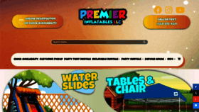 What Ocalapremierinflatables.com website looks like in 2024 