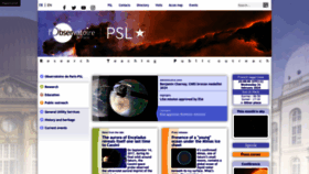 What Obspm.fr website looks like in 2024 