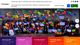 What Oncoguia.org.br website looks like in 2024 