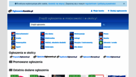 What Ogloszeniakonskie.pl website looks like in 2024 