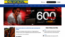 What Oregional.com.br website looks like in 2024 