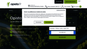 What Opisto.fr website looked like in 2024 (1 year ago)