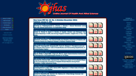 What Ojhas.org website looked like in 2024 (1 year ago)