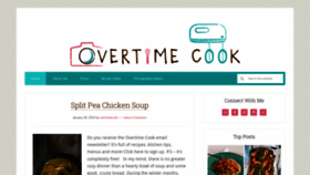 What Overtimecook.com website looks like in 2024 