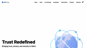 What Ont.io website looks like in 2024 