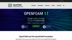 What Openfoam.org website looked like in 2024 (1 year ago)