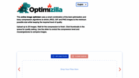 What Optimizilla.com website looked like in 2024 (1 year ago)