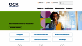 What Ocr.org.uk website looks like in 2024 