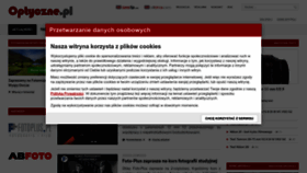 What Optyczne.pl website looks like in 2024 