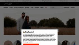 What Omoda.de website looks like in 2024 