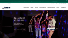 What Oakshotels.com website looks like in 2024 