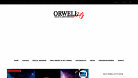 What Orwell.city website looks like in 2024 