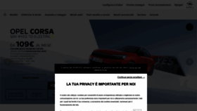 What Opel.it website looks like in 2024 