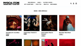 What Organicmusic.jp website looks like in 2024 