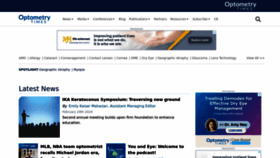 What Optometrytimes.com website looks like in 2024 