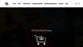 What Onlinedispensary.org website looks like in 2024 