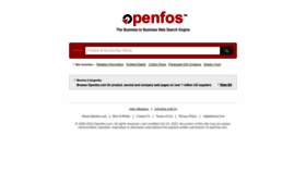 What Openfos.com website looks like in 2024 