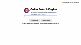 What Onionsearchengine.com website looks like in 2024 