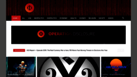 What Operationdisclosureofficial.com website looks like in 2024 