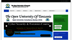 What Out.ac.tz website looks like in 2024 