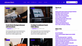 What Otosection.com website looked like in 2024 (1 year ago)