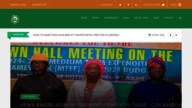 What Ogunstate.gov.ng website looks like in 2024 