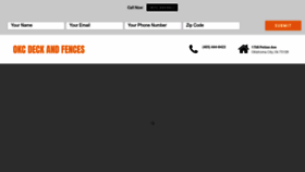 What Okcdeckandfence.com website looks like in 2024 