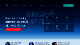 What O2.sk website looks like in 2024 