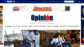 What Opinion.com.bo website looks like in 2024 