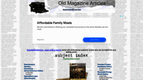 What Oldmagazinearticles.com website looks like in 2024 