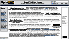 What Opensta.org website looks like in 2024 