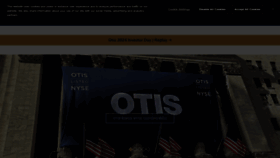 What Otis.com website looks like in 2024 