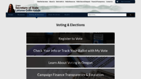 What Oregonvotes.org website looks like in 2024 