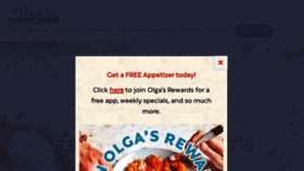 What Olgas.com website looks like in 2024 