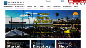 What Oceanbeachsandiego.com website looks like in 2024 