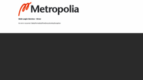 What Oma.metropolia.fi website looks like in 2024 