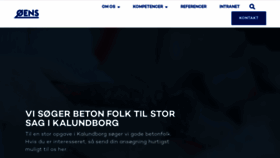 What Oens.dk website looks like in 2024 