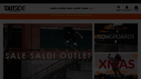 What Outside-shop.com website looks like in 2024 