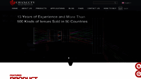 What Opticslens.com website looks like in 2024 