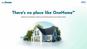 What Onehome.com website looks like in 2024 