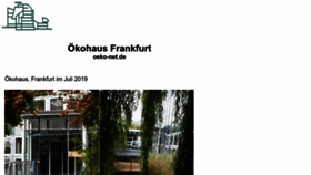 What Oeko-net.de website looks like in 2024 