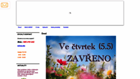 What Omasta.cz website looks like in 2024 