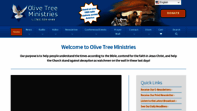 What Olivetreeviews.org website looks like in 2024 