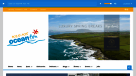 What Oceanfm.ie website looks like in 2024 