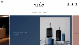 What Osaji.net website looks like in 2024 