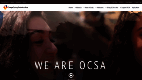 What Ocsarts.net website looks like in 2024 
