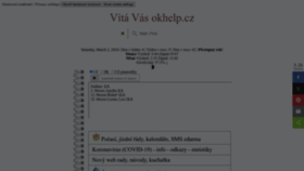 What Okhelp.cz website looks like in 2024 