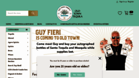 What Oldtowntequila.com website looked like in 2024 (1 year ago)