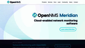 What Opennms.com website looks like in 2024 