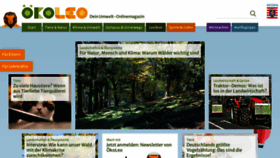 What Oekoleo.de website looks like in 2024 